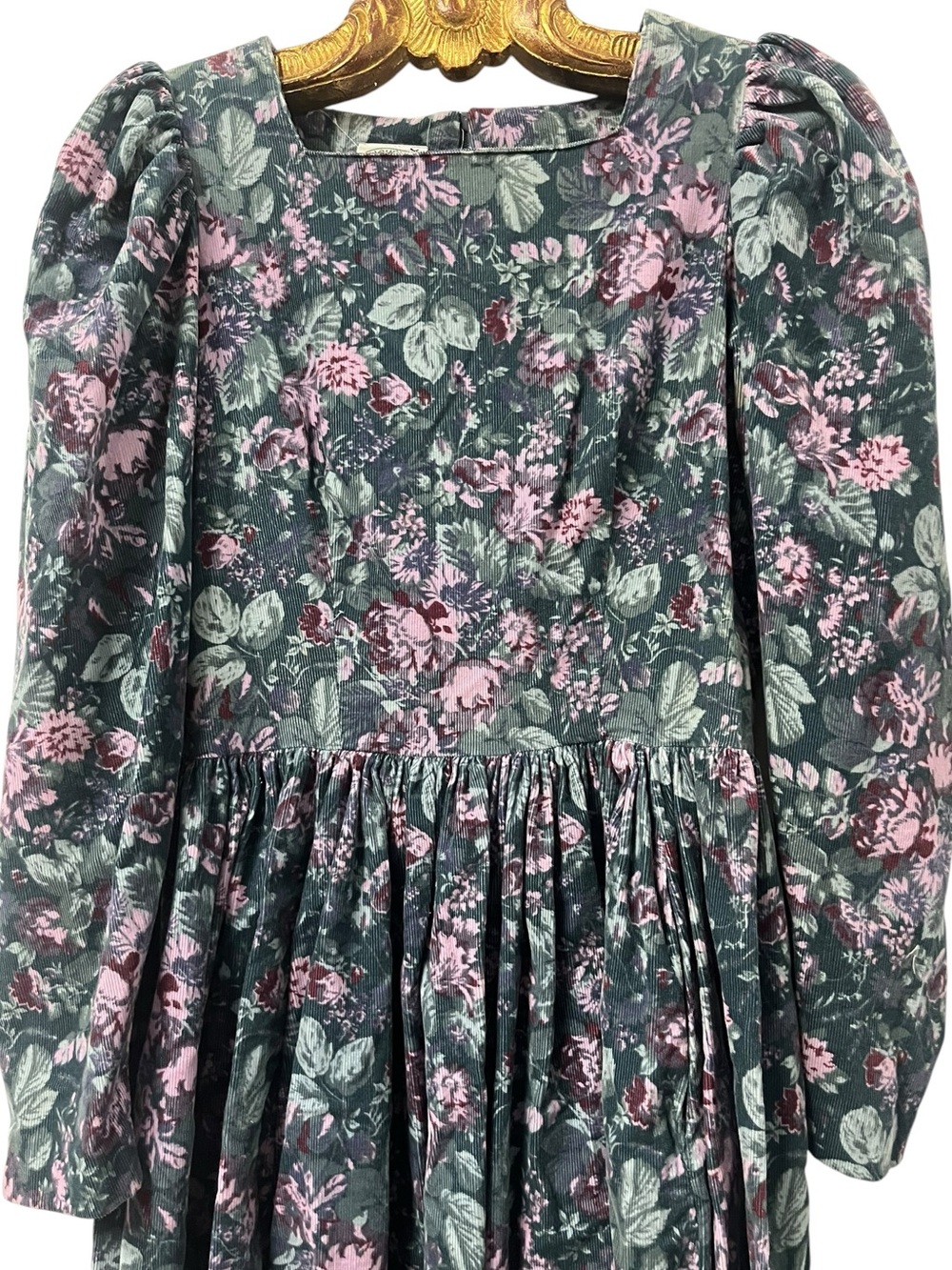 Vintage Laura Ashley Floral Cotton Midi Dress – Size 8 – Made in Great Britain - Picture 5 of 13